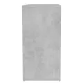 Armoire à chaussures Gris béton 60x35x70 cm Aggloméré