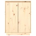 Armoire à chaussures 60x35x80 cm Bois de pin massif
