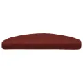 Tapis autoadhésifs de marches 5 pcs Rouge 65x21x4 cm Aiguilleté