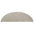 Tapis d'escalier autocollants 15 pcs 56x17x3 cm Taupe