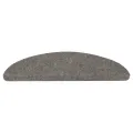 Tapis d'escalier autocollants 15 pcs 56x17x3 cm Gris