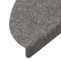 Tapis d'escalier autocollants 15 pcs 56x17x3 cm Gris