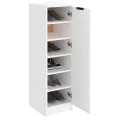 Armoire à chaussures Blanc 30x35x100 cm Bois d'ingénierie