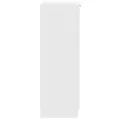 Armoire à chaussures Blanc 30x35x100 cm Bois d'ingénierie