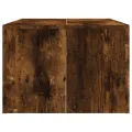 Table basse chêne fumé 102x50x36 cm bois d'ingénierie