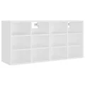 Armoires à chaussures 2 pcs Blanc 52,5x30x50 cm