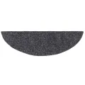 Tapis d'escalier auto-adhésif 15 pcs 56x17x3 cm Gris foncé