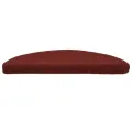 Tapis autoadhésifs de marches 10 pcs Rouge 56x17x3cm Aiguilleté