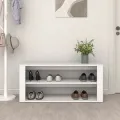 Étagère à chaussures Blanc 100x35x45 cm Bois d'ingénierie