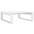 Table basse Blanc 100x100x35 cm Aggloméré