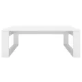 Table basse Blanc 100x100x35 cm Aggloméré