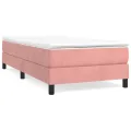 cadre de lit Rose 100x200 cm Velours