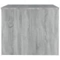 Table basse Sonoma gris 80x50x40 cm Bois d'ingénierie
