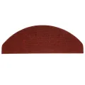 Tapis d'escalier autocollants 15 pcs 65x22,5x3,5 cm Rouge