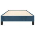 Cadre de lit Bleu foncé 100x200 cm Velours