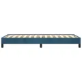 Cadre de lit Bleu foncé 100x200 cm Velours