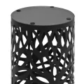 Porte-parapluie Feuilles Acier Noir