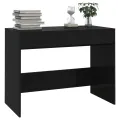 Bureau Noir 101x50x76,5 cm Aggloméré