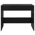 Bureau Noir 101x50x76,5 cm Aggloméré