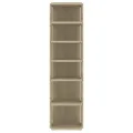 Armoires à chaussures 2 pcs Chêne Sonoma 27,5x27x102 cm