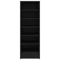 Armoire à chaussures Noir 31,5x35x90 cm Aggloméré