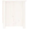 Armoire à chaussures Blanc 110x38x45,5 cm Bois de pin massif