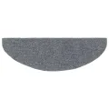 Tapis autoadhésifs de marches 5 pcs Gris clair 65x21x4 cm