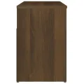 Banc à chaussures Chêne marron 80x30x45 cm Bois d'ingénierie