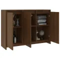 Buffet Chêne marron 102x33x75 cm Aggloméré
