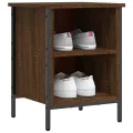 Armoire à chaussures chêne marron 38x35x50 cm bois d'ingénierie