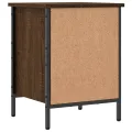 Armoire à chaussures chêne marron 38x35x50 cm bois d'ingénierie