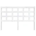 Tête de lit Blanc 145,5x4x100 cm Bois massif de pin