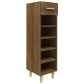 Meuble à chaussures Chêne marron 30x35x105 cm Bois d'ingénierie