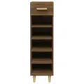 Meuble à chaussures Chêne marron 30x35x105 cm Bois d'ingénierie