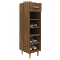 Meuble à chaussures Chêne marron 30x35x105 cm Bois d'ingénierie