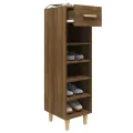 Meuble à chaussures Chêne marron 30x35x105 cm Bois d'ingénierie