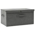 Boîte de rangement Tissu 50x30x25 cm Anthracite