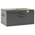 Boîte de rangement Tissu 50x30x25 cm Anthracite