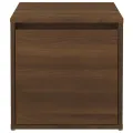 Tiroir boîte Chêne marron 40,5x40x40 cm Bois d'ingénierie
