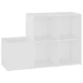 Armoire à chaussures d'entrée Blanc 105x35,5x70 cm Aggloméré