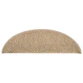Tapis d'escalier autocollants 15 pcs 56x17x3 cm Sable