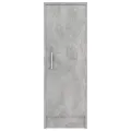 Armoire à chaussures Gris béton 32x35x92 cm Aggloméré