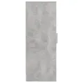 Armoire à chaussures Gris béton 32x35x92 cm Aggloméré