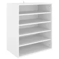 Armoire à chaussures Blanc 60x35x70 cm Aggloméré