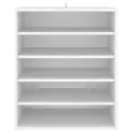 Armoire à chaussures Blanc 60x35x70 cm Aggloméré