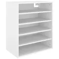 Armoire à chaussures Blanc 60x35x70 cm Aggloméré