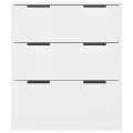 Buffet Blanc 60x30x70 cm Bois d'ingénierie