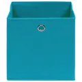 Boîtes de rangement 10 pcs Tissu intissé 28x28x28 cm Bleu azuré