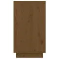 Armoire à chaussures Marron miel 110x34x61cm Bois de pin massif