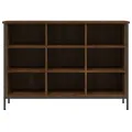 Armoire à chaussures chêne marron 100x35x70cm bois d'ingénierie